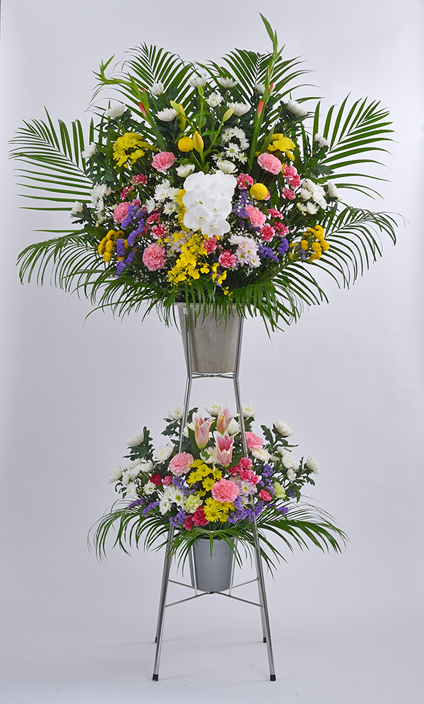 生花スタンド花 ２段式